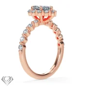 Halo lab diamond pear cut stone 10 rbc