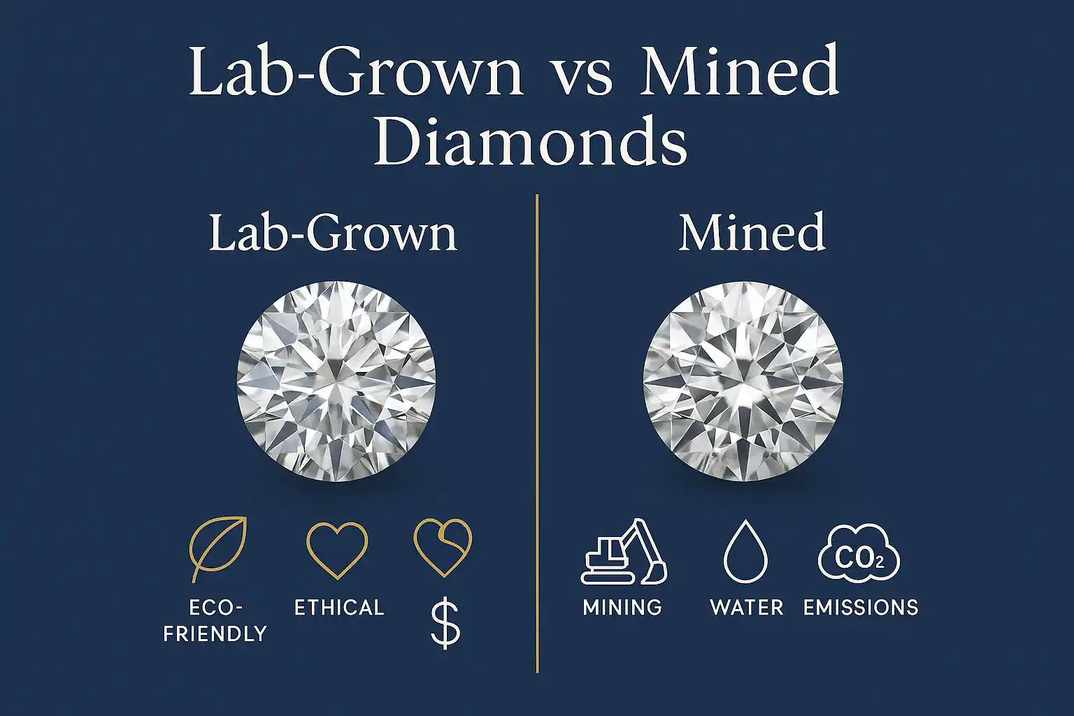 Lab Grown vs Mined Diamonds