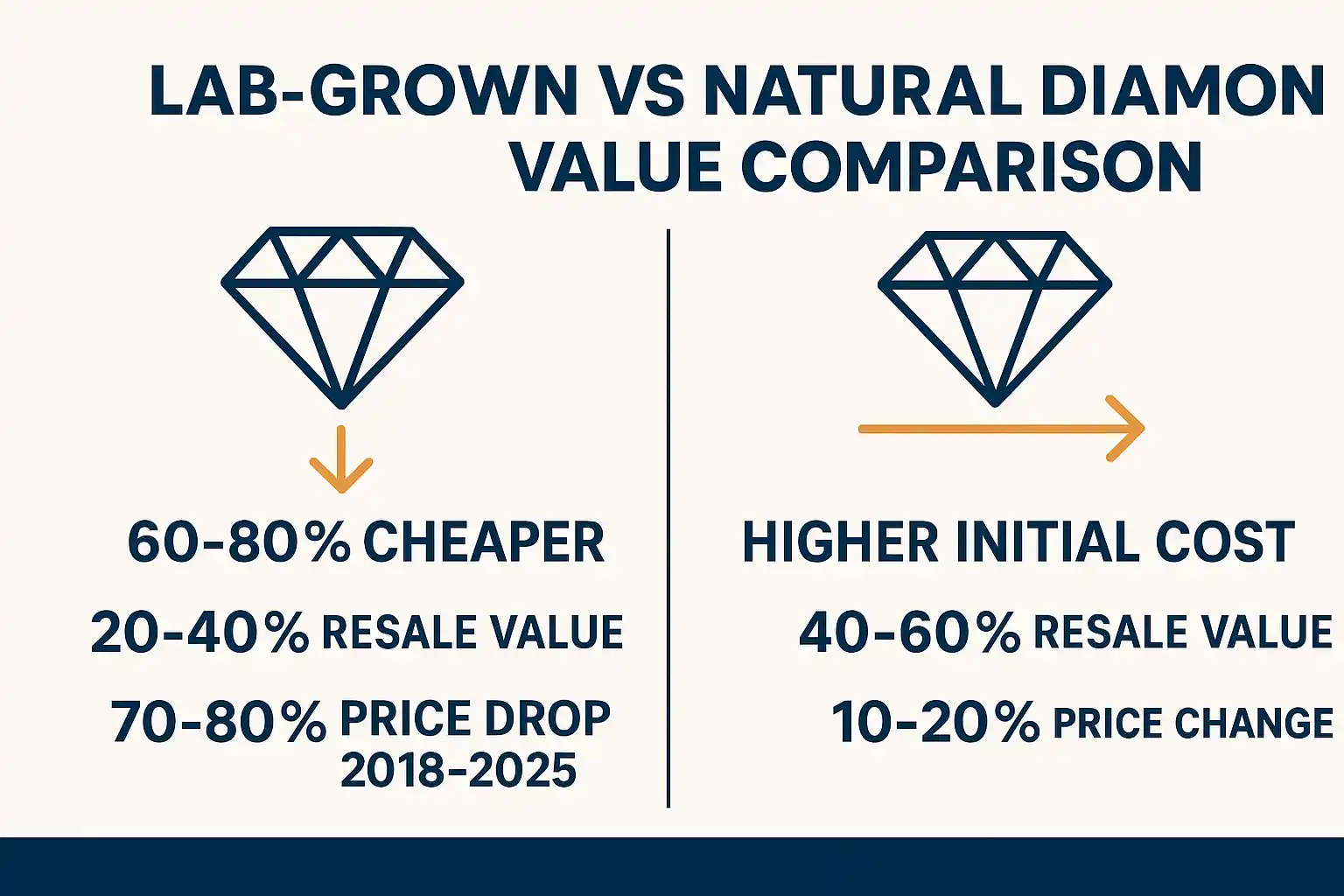 lab grown vs natural diamond value comparison